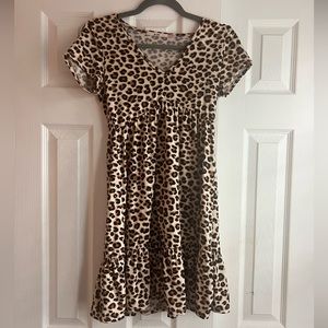 Cheetah print dress